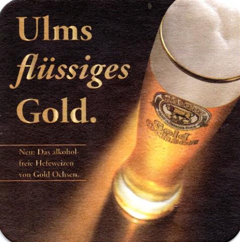 ulm ul-bw gold ochsen schwäb II 1-3a (quad185-randlos-r bierglas)